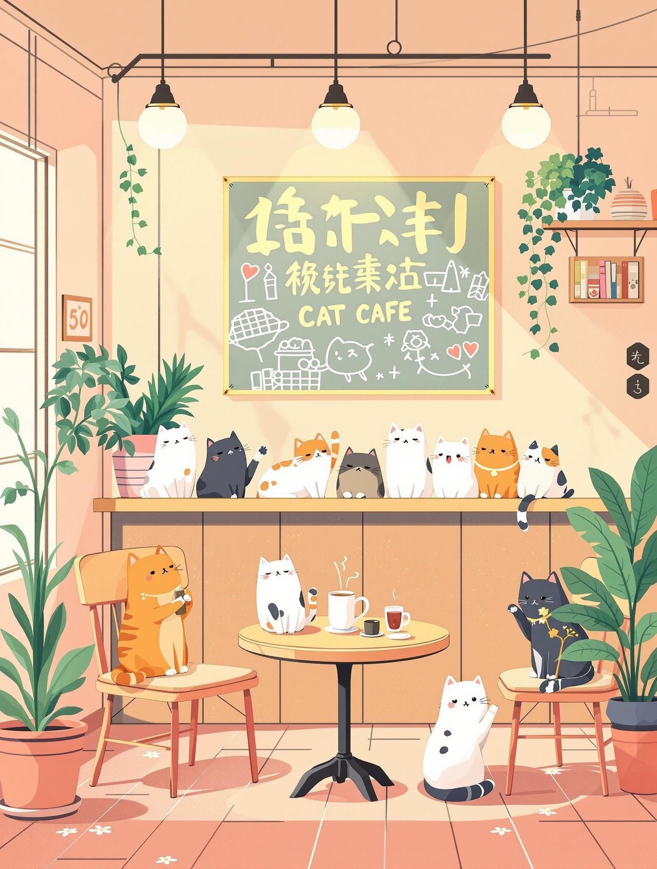 红果漫剧 - 猫咪咖啡馆 红果漫剧 - 猫咪咖啡馆 - 温情日常治愈动漫短剧