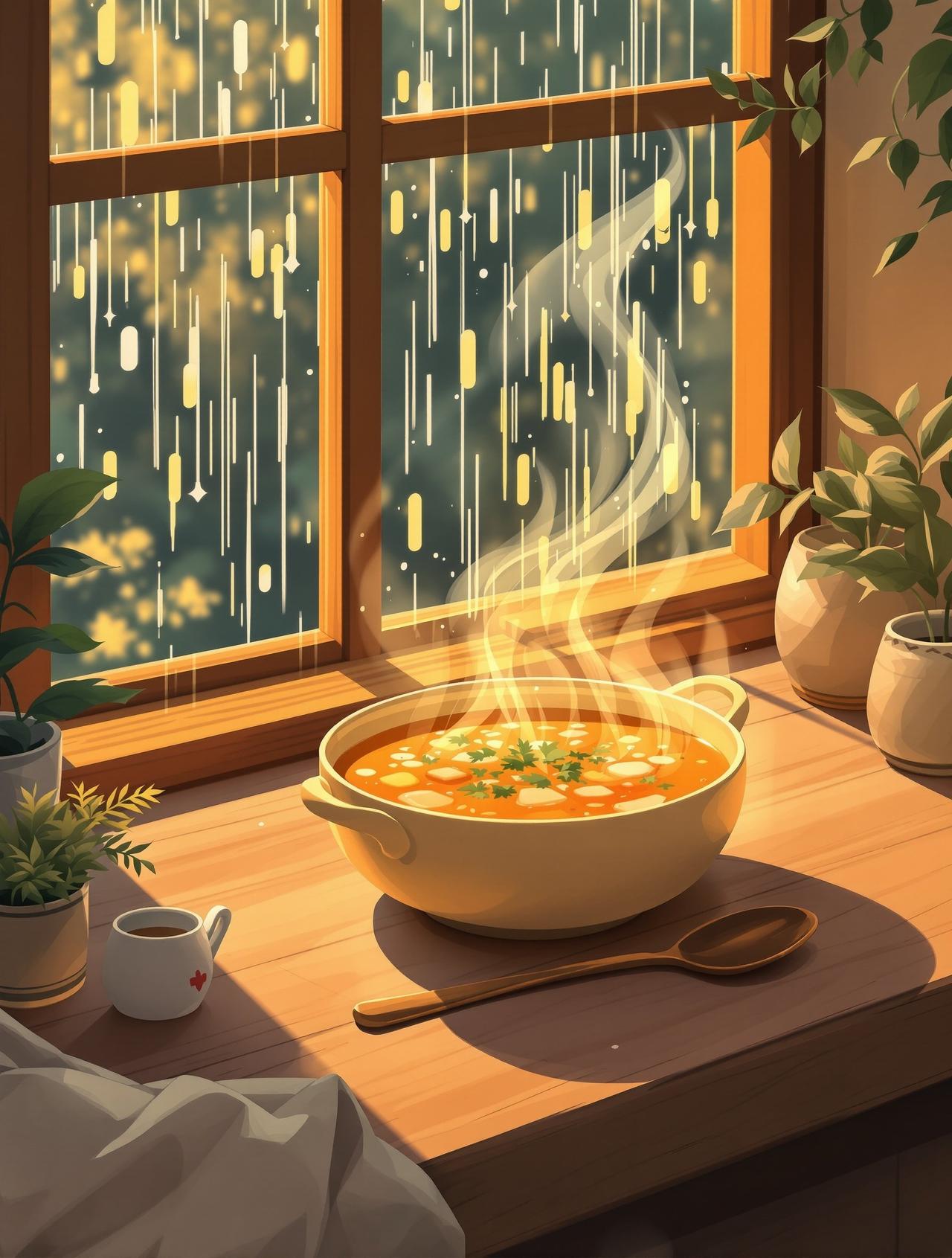 红果漫剧 - 雨天一碗汤